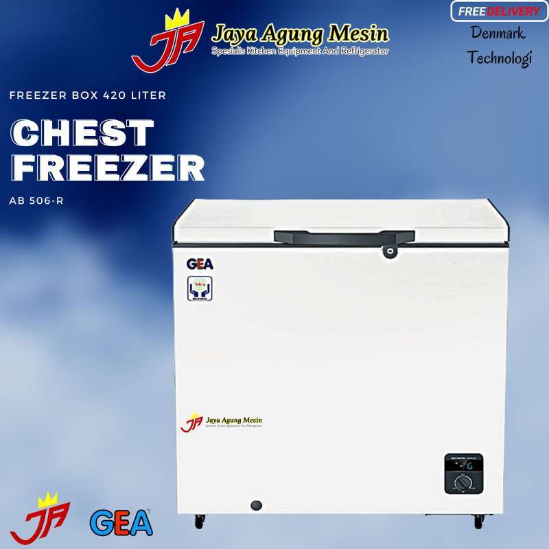 Jual Chest Freezer Gea Ab506r / Freezer Box Daging Gea 420 Liter Di