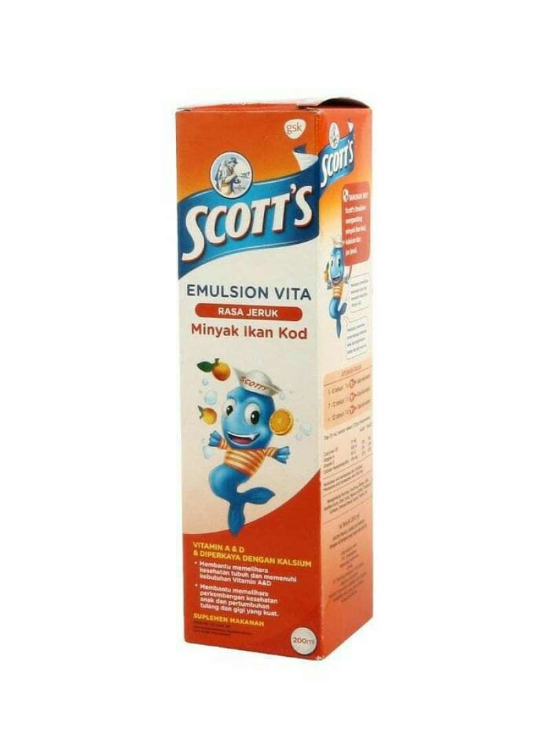 Scott Rasa Jual Scott's Emulsion Vita Rasa Jeruk 200ml di Seller Mini Market Kita ...