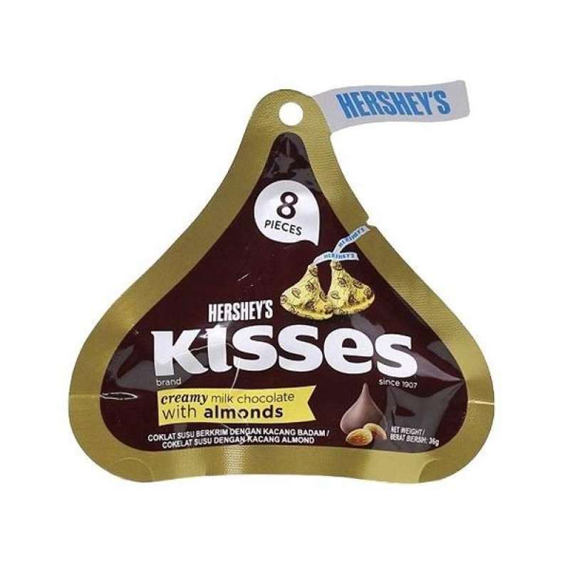 Jual Hershey's Kisses cookies n creme Creamy Milk Almond Cookies Cream