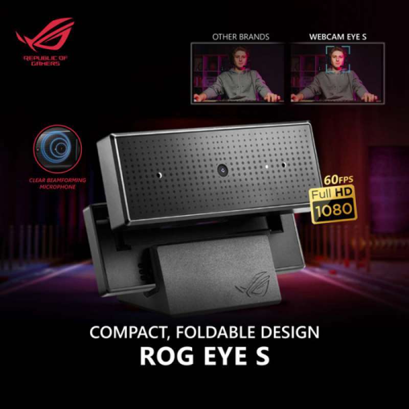 Promo Free Ongkir Asus Rog Eye S Full Hd 60 Fps Webcam With Noise ...