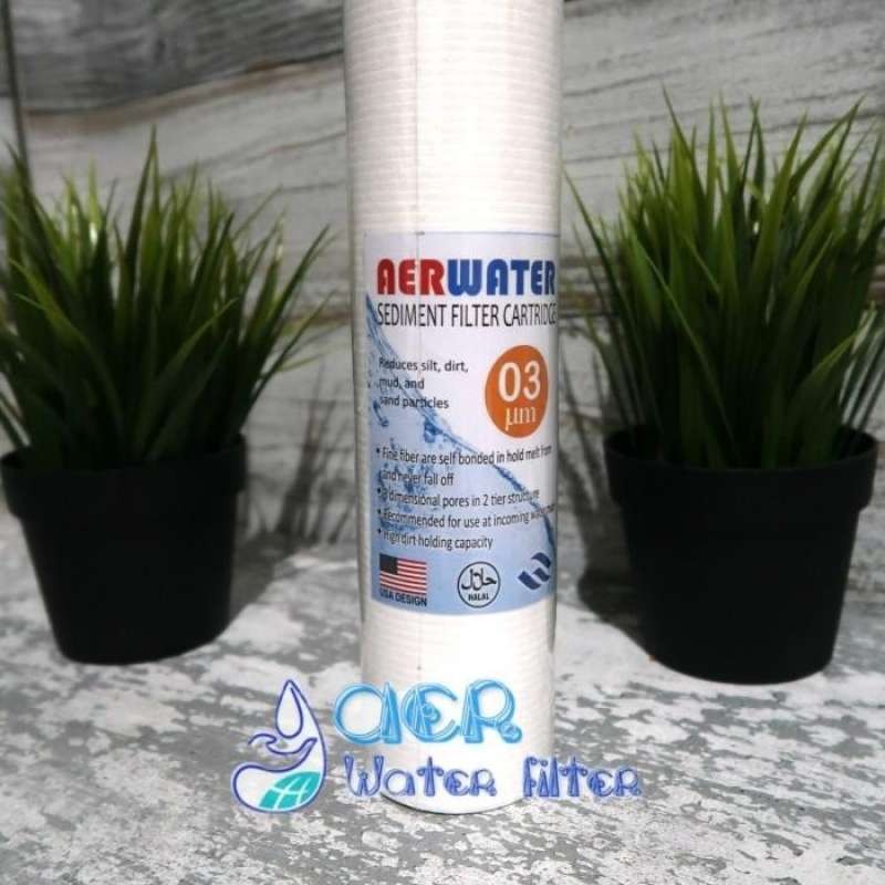 Jual Cartridge Filter Air / Sediment / Spun 10 03 micron di Seller AER WATER SHOP Rungkut