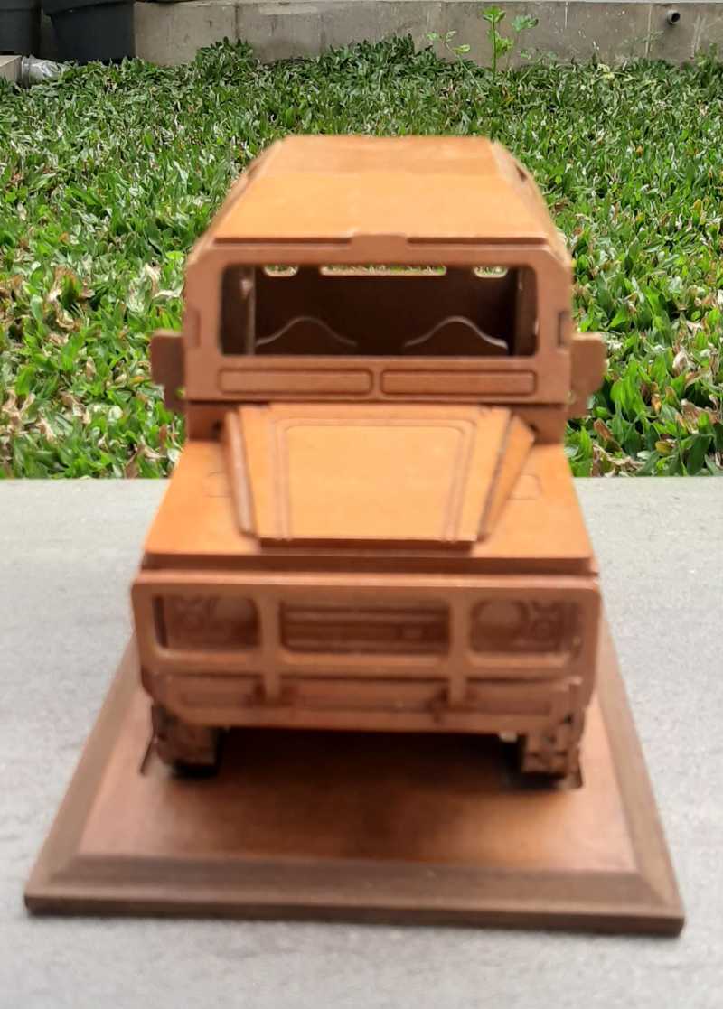 Jual Miniatur Wooden Puzzle Land Rover +Finishing di Seller 3D Wooden