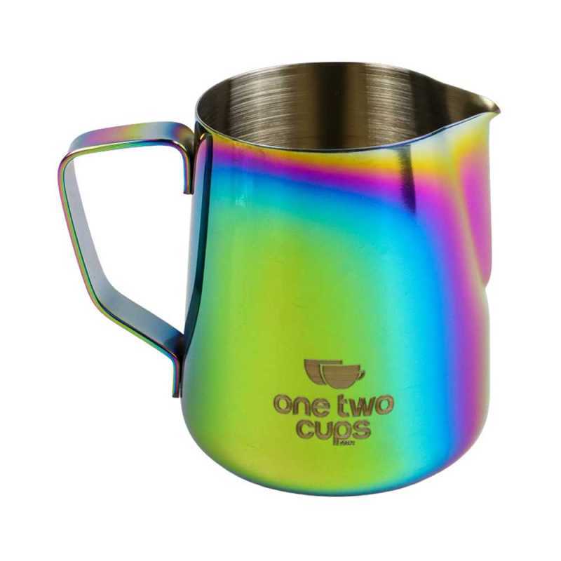 Jual GLO One Two Cups Gelas Milk Jug Kopi Latte Art Rainbow Stainless