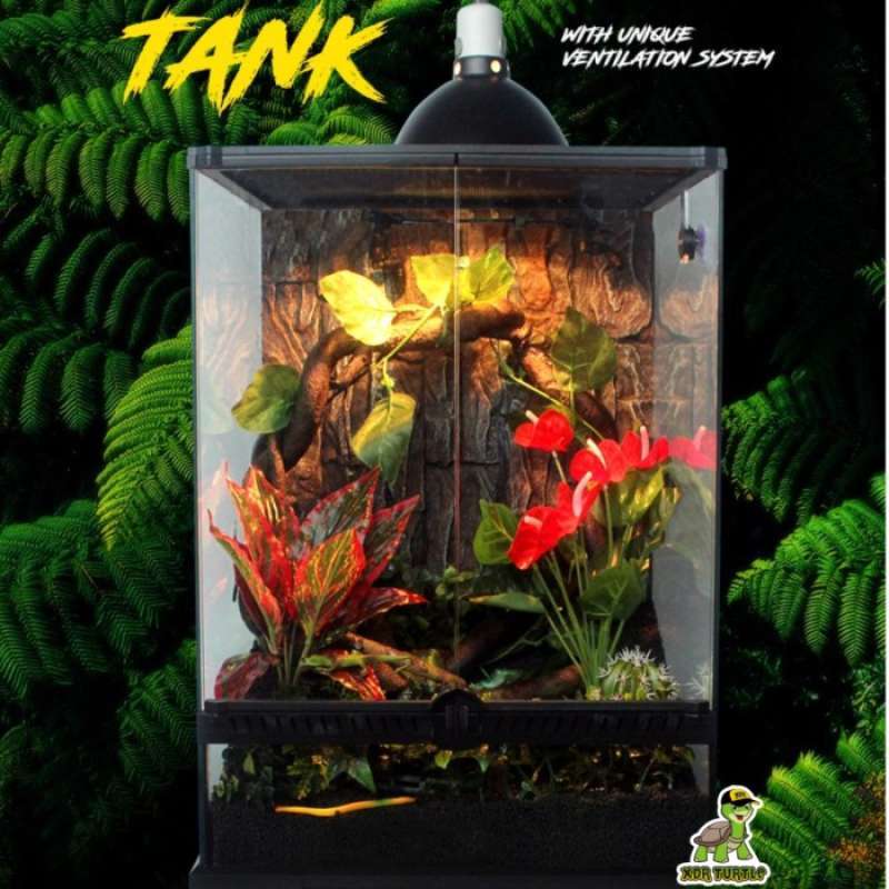 Jual TERRARIUM NOMOYPET KANDANG TORTO REPTIL DARTFROG VIVARIUM SULCATA
