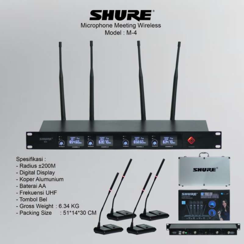 Promo Mic wireless shure SLX NEW VERSION ( clip on ) Promo Of the year