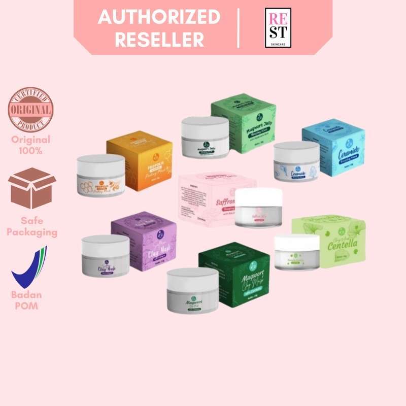 Jual RESTBEAUTY Hiel Beauty Sleeping Mask Clay Mask mugwort saffron