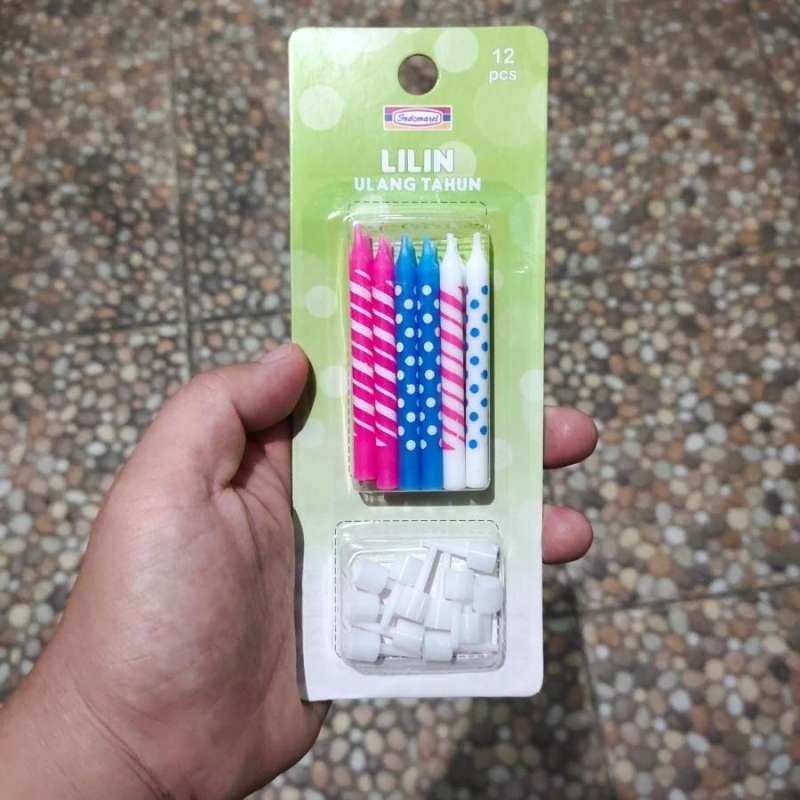 Jual Indomaret Lilin Ulang Tahun Batang Kecil 12pieces Di Seller