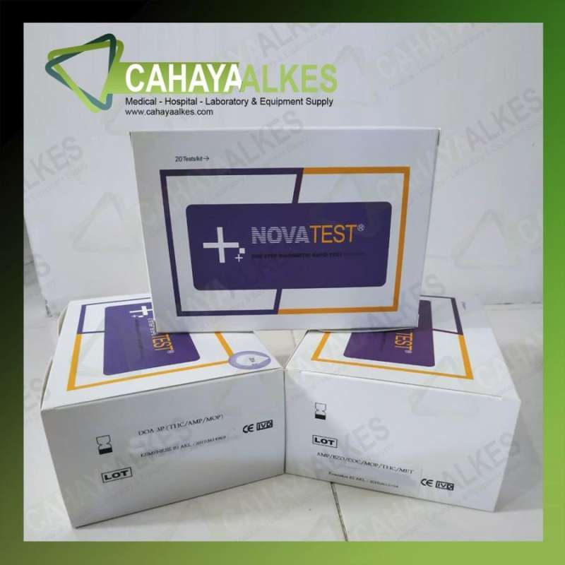 Jual Rapid Test Multidrug 6P Nova Test Drug Tes 6 Parameter Isi 20pcs