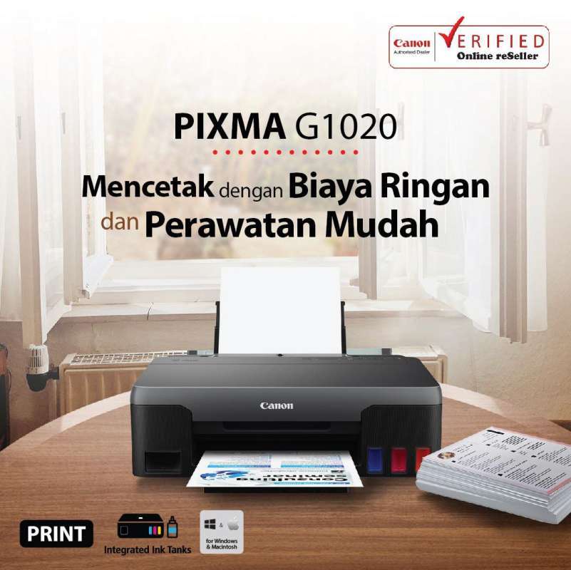 Jual PRINTER CANON PIXMA G1020 Ink Tank System Garansi Resmi di Seller
