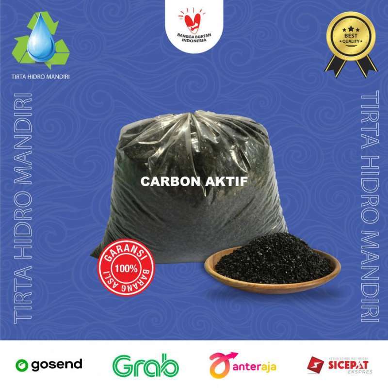 Jual Carbon Aktif/ Karbon Aktif 1 Kg/ Filter Air Limbah/ Activated