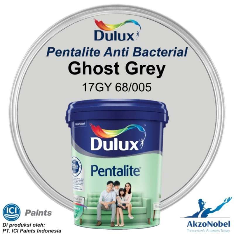 Jual Cat Dulux Pentalite 20 Lt Ghost Grey 17gy 68/005 Di Seller Dulux