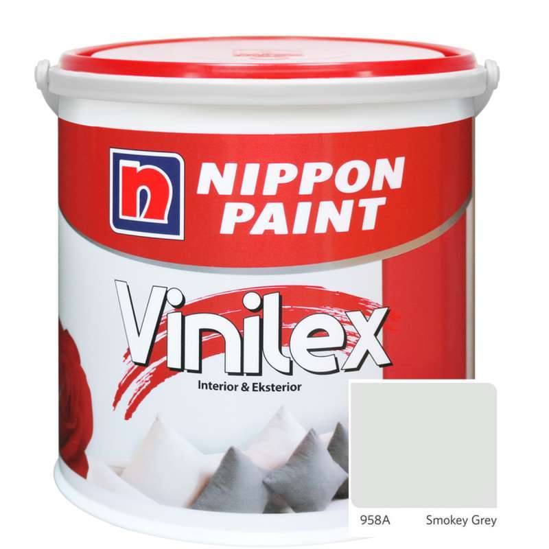 Jual Nippon Paint Vinilex 958 A Cat Tembok Smokey Grey Jual Nippon Paint Vinilex 958 A Cat Tembok Smokey Grey