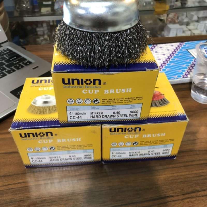 Promo Cup Brush Union CC44 Size 4 in Sikat Mangkok Berkualitas Diskon 54 di Seller elektro