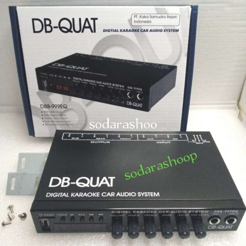 Jual PARAMETRIK BLUETOOTH KARAOKE USB SD CARD EQUALIZER DB QUAT BAGUS