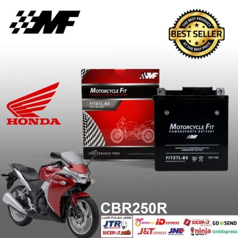 Jual Aki Motor Honda Cbr 250r Fitx7lbs Aki Kering Motorcycle Fit