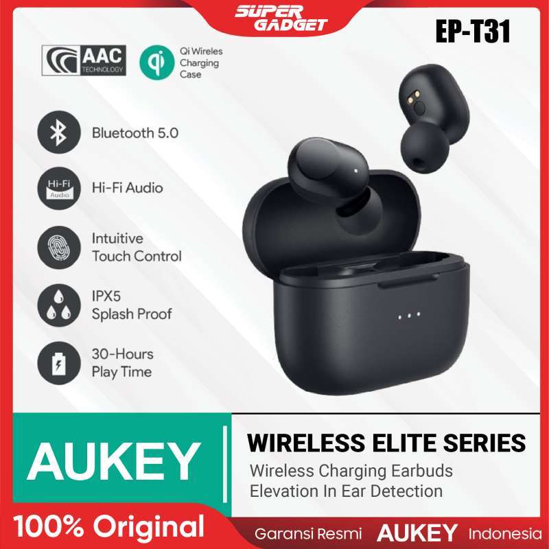 Jual Aukey TWS EP T31 True Wireless Buds Earbud Charging Headset