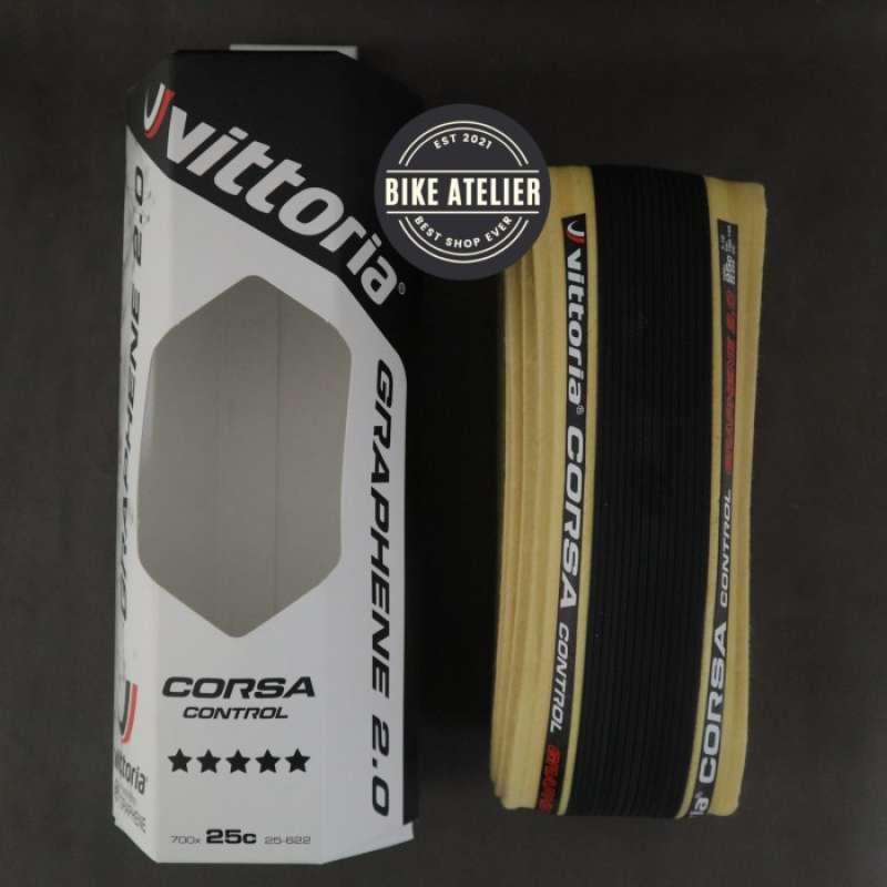 Jual Ban Luar Vittoria Corsa Control 700x25 / 25622 graphene 2.0