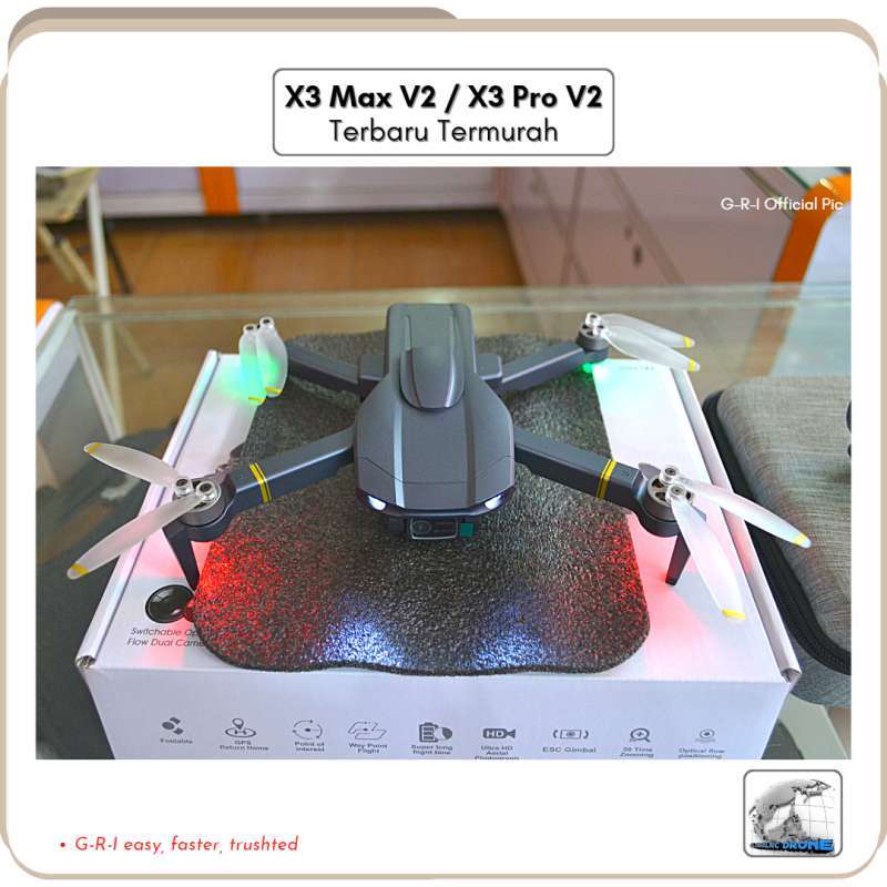 Promo Drone X3 Pro V2 X3 Max Pro V2 Rox X3 Pro V2 Diskon 14% di Seller ...