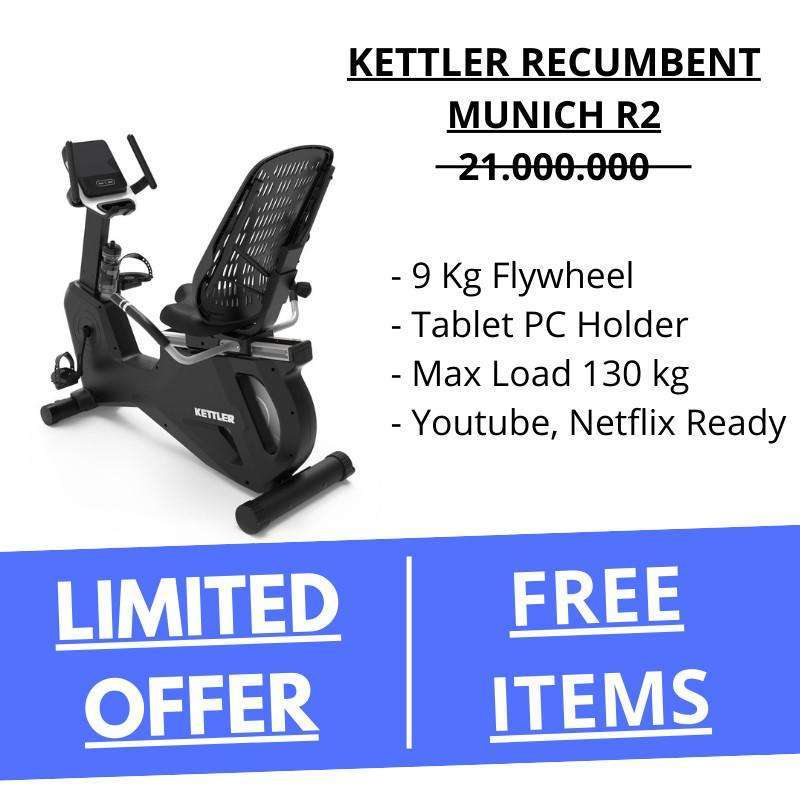 Jual Sepeda KETTLER RECUMBENT BIKE MUNICH R2 Statis Original di Seller