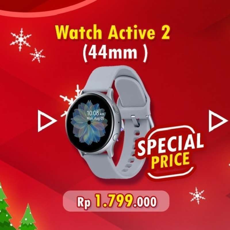 Jual Samsung Galaxy Watch Active 2 [44mm] Alumunium SMR820 di Seller