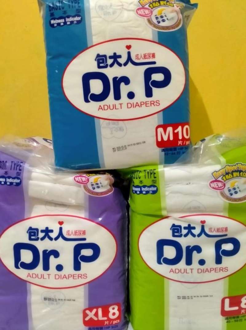 Promo Pampers Dr. P Dewasa & Orang Tua Tipe Perekat ( Size M, L, Xl ) M Diskon 33 di Seller
