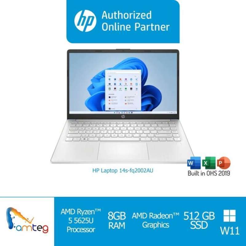 Jual HP Laptop 14s FQ2002AU AMD Ryzen 5 5625U 8 GB 512GB SSD Win 11 ...