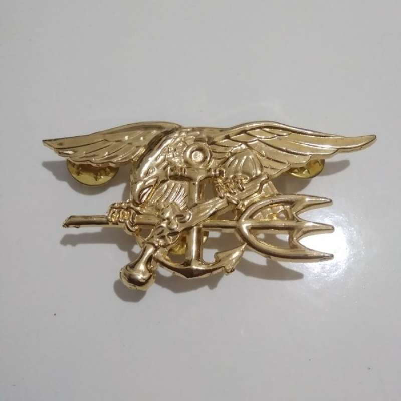Jual Badge Us Army Navy Seal Warfare Trident di Seller DENTA TOYS