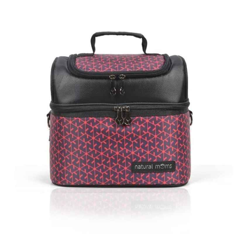 Jual Natural Moms Sling Red Velvet Cooler Bag / Natural Moms Cooler Bag