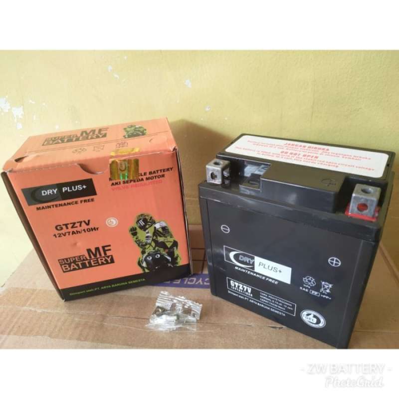 Jual Aki Motor Vespa Matic, Liberty, s125, LXV 125-150 GTZ7V / YTZ7V MF
