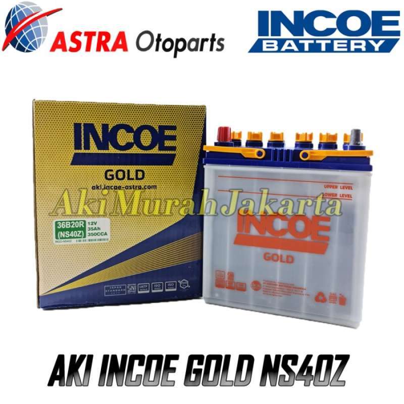 Jual Aki Mobil Daihatsu Feroza INCOE Gold Astra NS40Z Aki Basah 12V