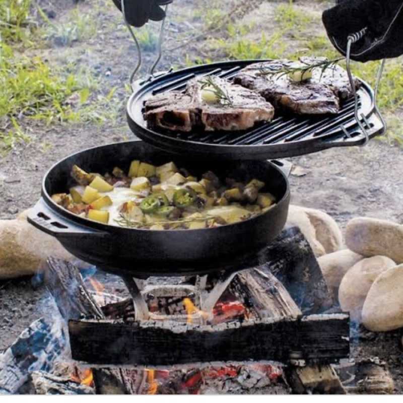 Jual Lodge Cast Iron Cook It All L14Cia Made In Usa / Grill Lodge