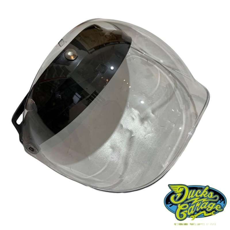 Jual Kaca Visor Helm Helmet Bening Bogo Retro Model Flat Datar Dan