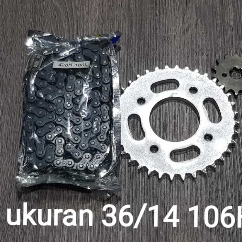 Promo Gear Set Supra X 125 Baja Gold Diskon 23 Di Seller Karbura Store