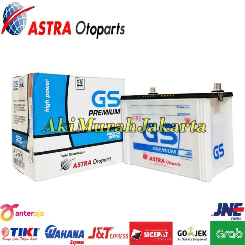Jual Aki Mobil Kijang Kapsul Gs Premium Astra NS70 Aki Basah 12V / 65Ah