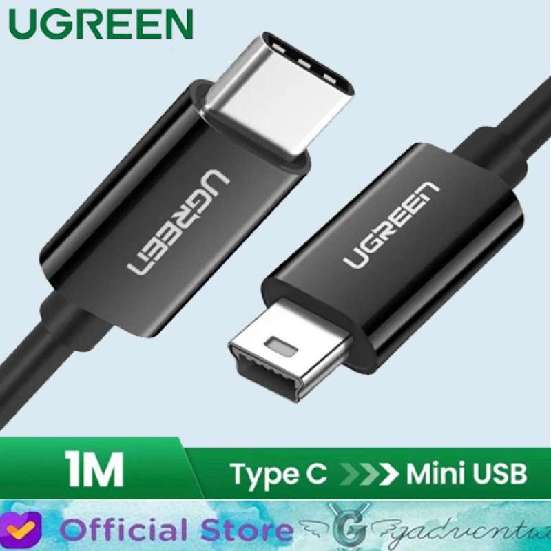 Jual UGREEN Kabel Type C To Mini USB Cable Data Camera Macbook 2A