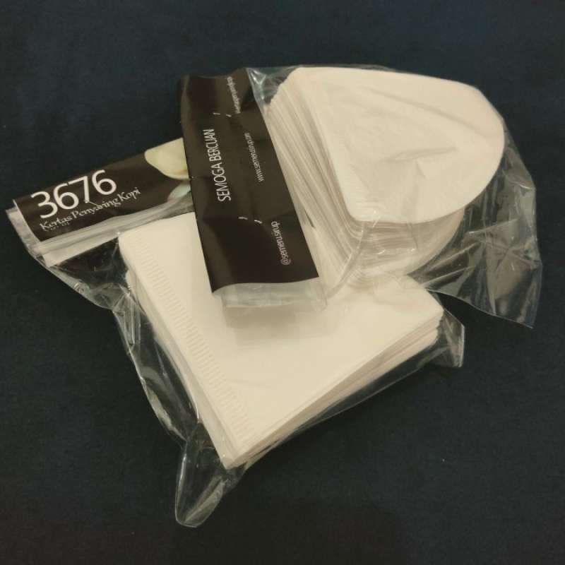 Promo Paper Filter V60 01 /Isi 100 /Putih /Kertas Filter Kopi /V60 /Kono Diskon 18 di Seller