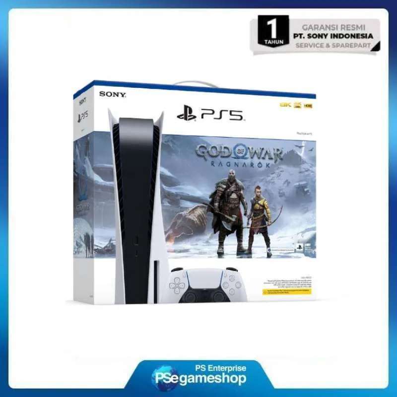 Jual PS5 Console God of War Ragnarok Bundle Garansi Resmi Sony