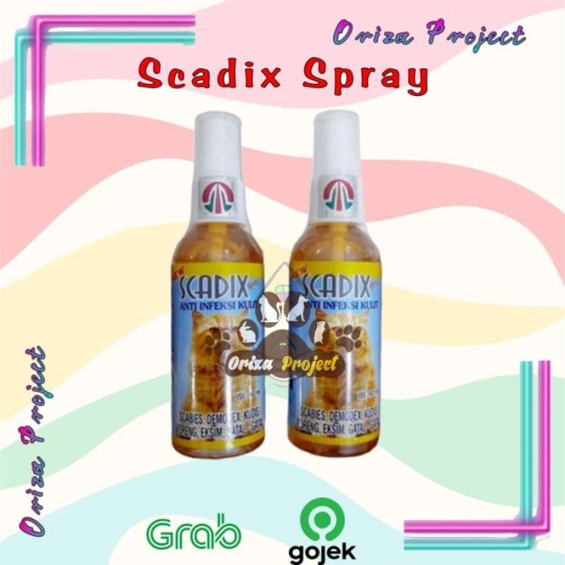 Promo Scadix Spray Obat Kucing Anti Infeksi Kulit 60ml Diskon 45 Di