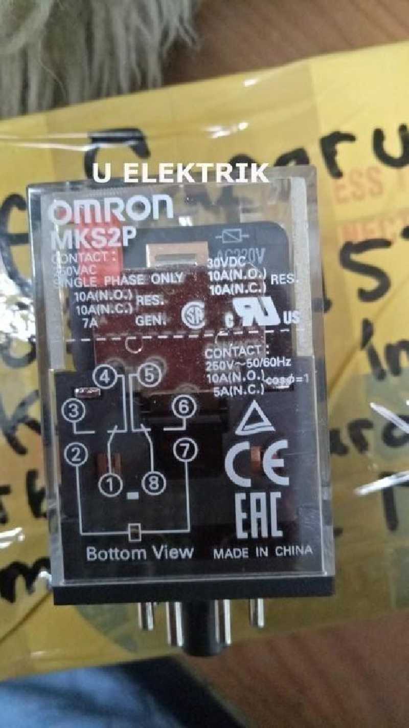 Jual OMRON RELAY MK2SP 220VAC original di Seller Volt elektrik Lidah