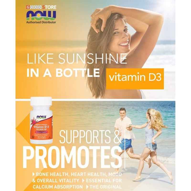 Jual Now Foods – Vitamin D3 (10000 Iu) Di Seller Affan Store - Kemiri ...