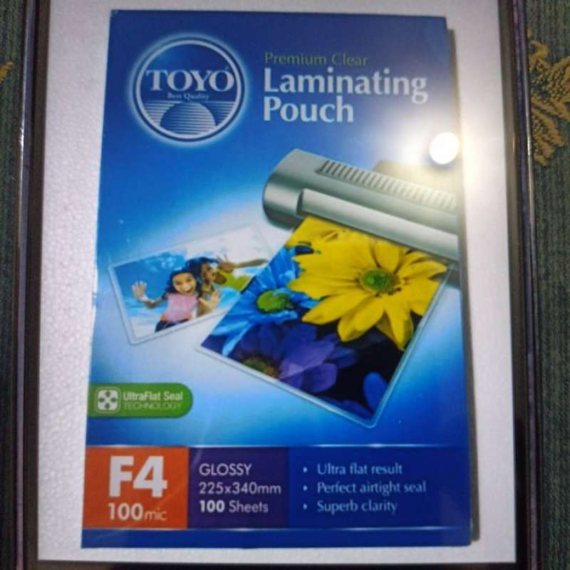 Promo Plastik Laminating Toyo ukuran F4& A4 Multivariasi Multicolor