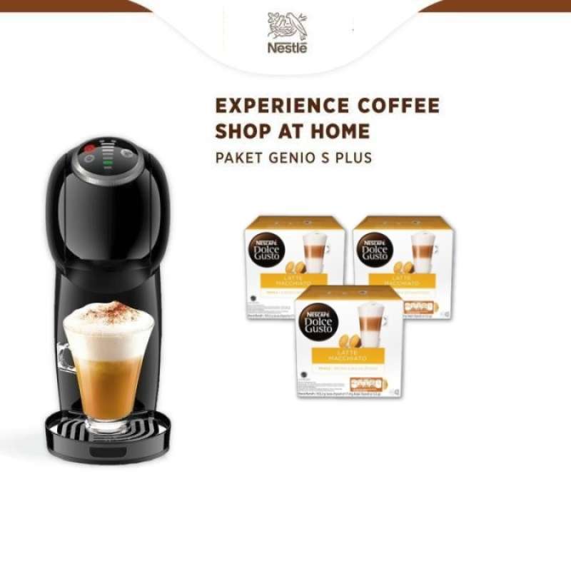 Jual Nescafe Dolce Gusto Genio S Plus Automatic Mesin Kopi + 3 Box