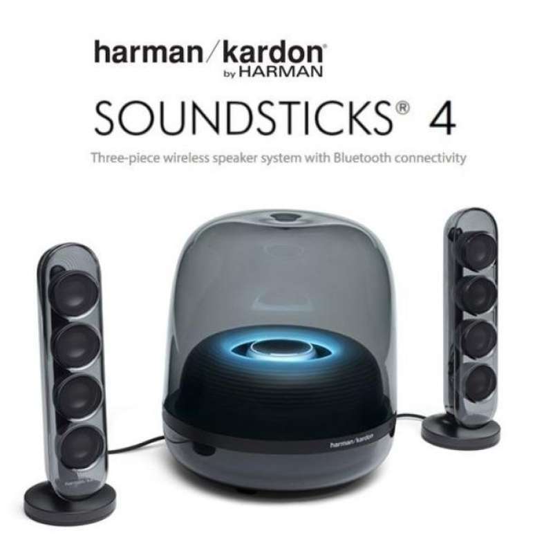 Jual Harman Kardon Soundsticks 4 Bluetooth Speaker White di Seller