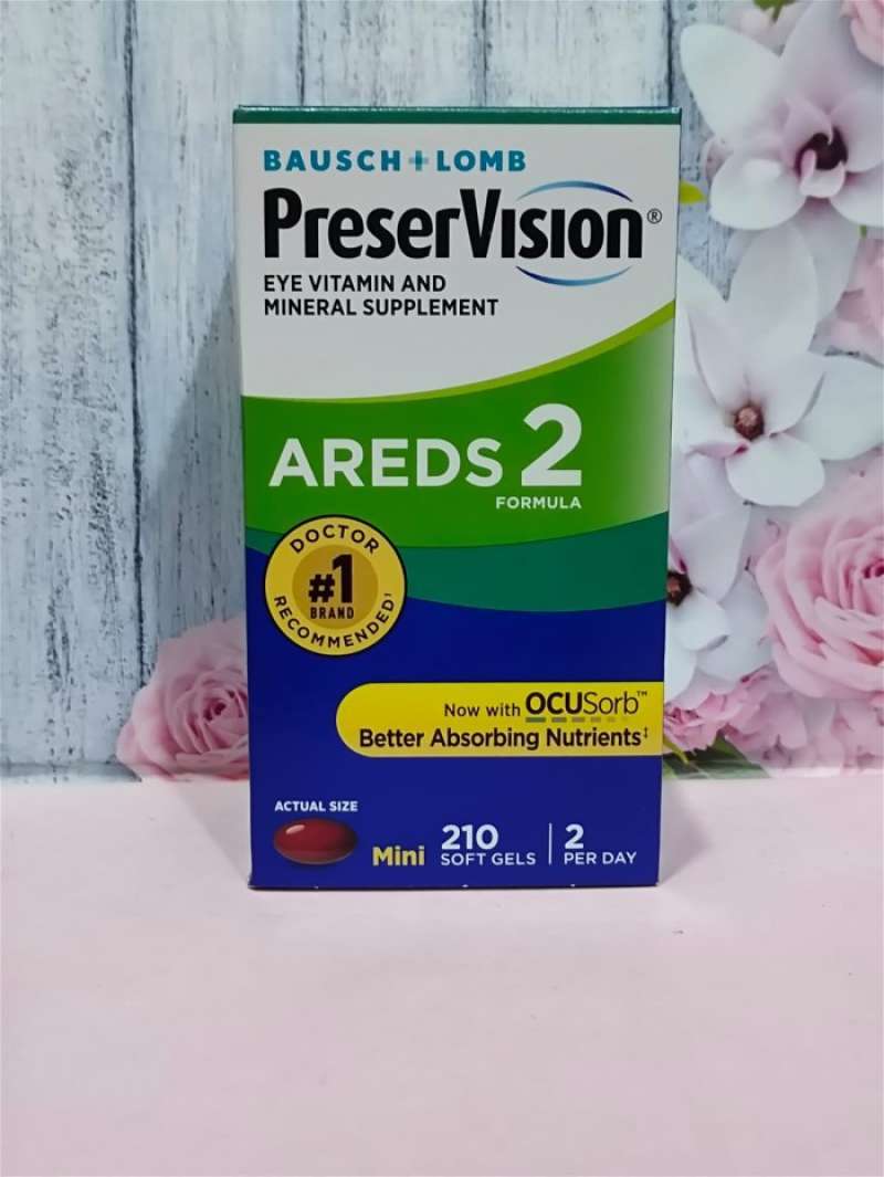 Promo PreserVision Areds 2 Formula Eye Vitamin 210 Softgels ( Vitamin ...