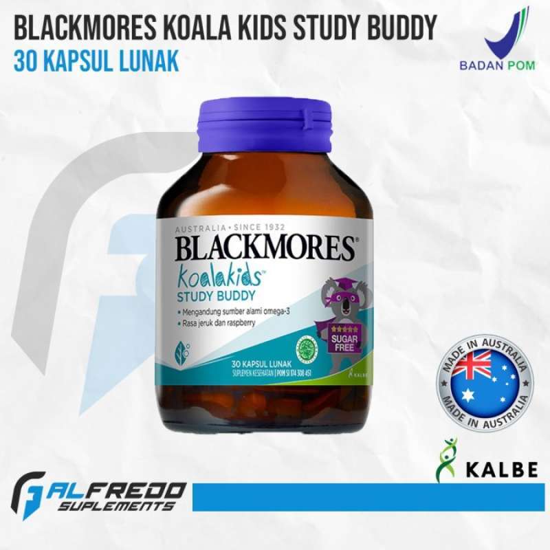 Promo (TERBAIK) BPOM Blackmores Koala Kids Study Buddy 30 Kapsul Omega