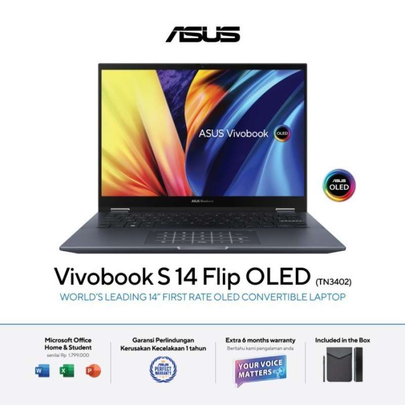 Écran LCD Tactile Complet Pour ASUS Vivobook S14 Flip – Remplacement Neuf Garanti