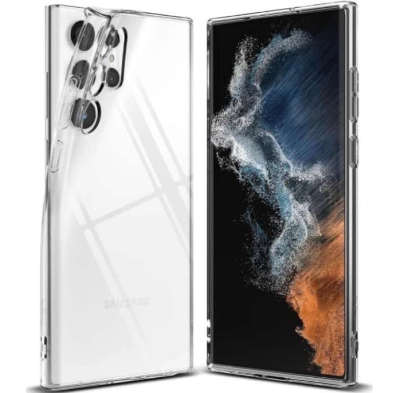 Promo Case Samsung Galaxy S23 Ultra Plus Ringke Softcase Casing Clear