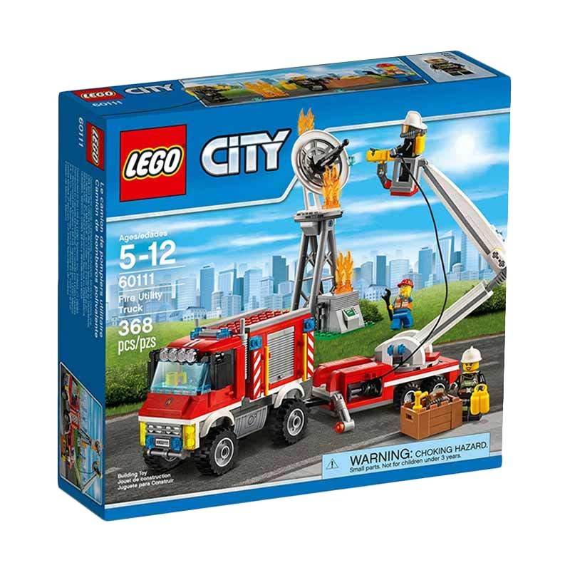 Jual LEGO  City 60111 Fire Utility Truck Mainan  Blok 