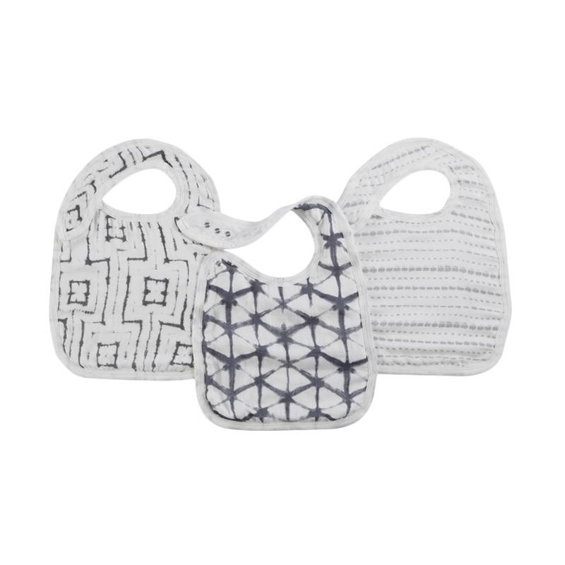 jual aden anais silky soft snap bib 3pcs pebble shibory jual aden anais silky soft snap bib 3pcs pebble shibory