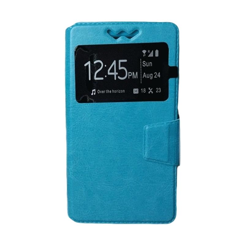 jual ditokocom flip cover casing for lenovo a6600 blue jual ditokocom flip cover casing for lenovo a6600 blue